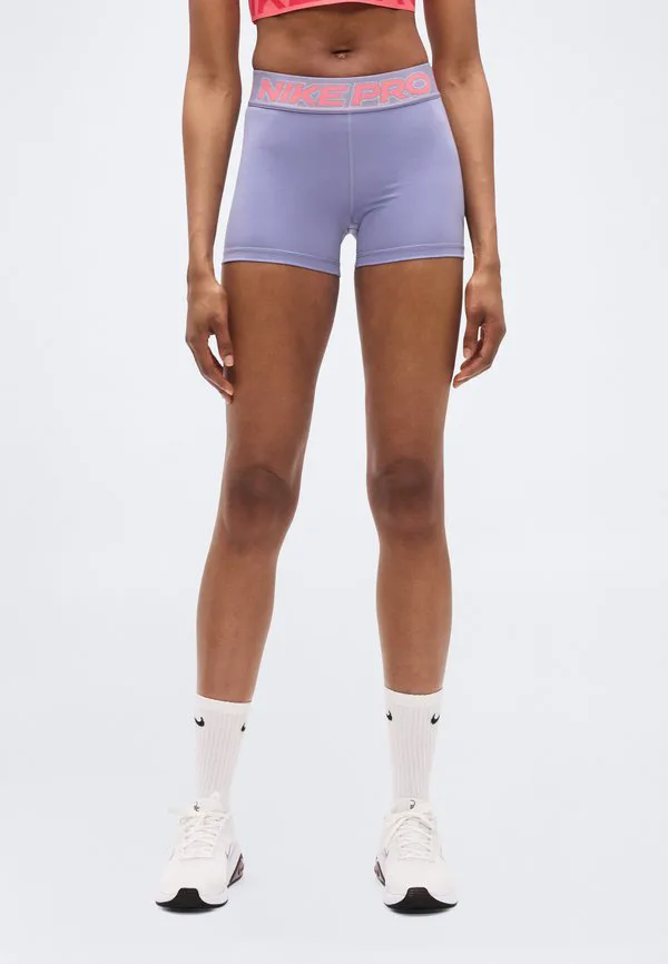 365 коротких леггинсов Nike Performance, Iron Purpleea Coral/Metallic Silver-Coloured