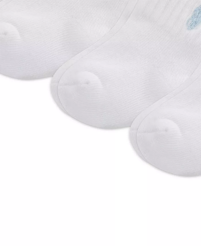 Детские носки Baby Sport Quarter Socks для мальчиков, набор 6 пар Polo Ralph Lauren, синий — фото 3