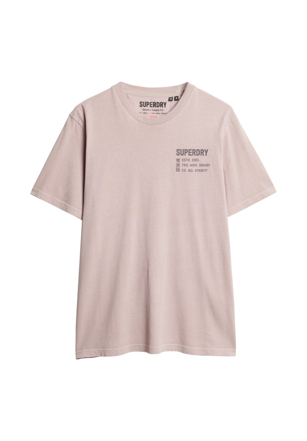 Футболка с принтом UTILITY GRAPHIC Superdry, светло-серый — фото 4
