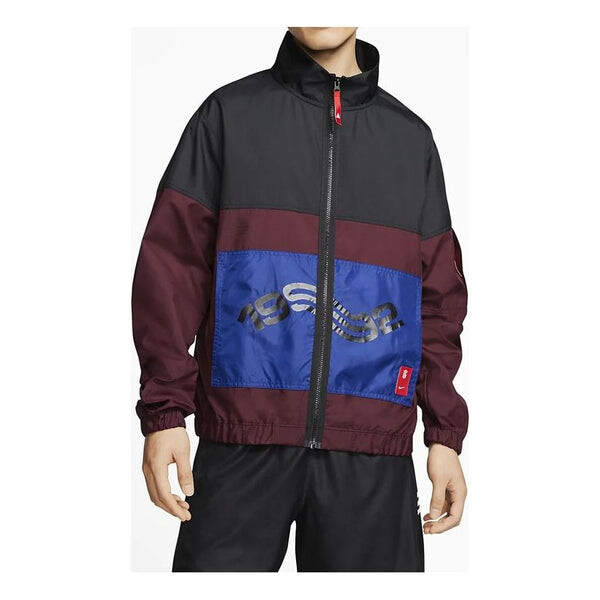 

Куртка Nike Kyrie Irving Basketball Jacket Black Red Splicing, черный