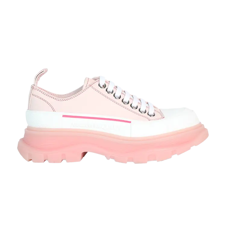 Кроссовки Alexander McQueen Wmns Tread Slick Lace Up, розовый