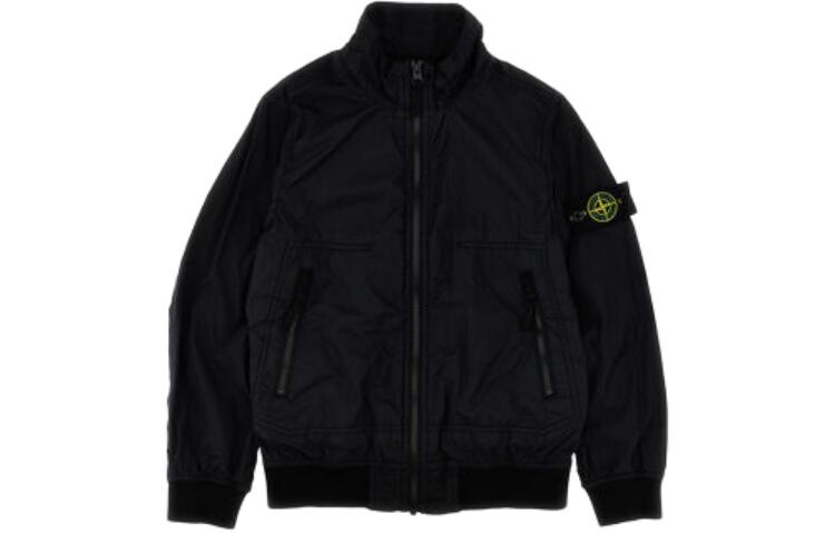 

Куртка детская Stone Island с нашивкой, черный