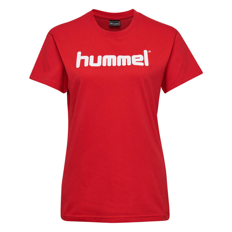 

Женская футболка с логотипом Hmlgo для мультиспорта HUMMEL, цвет rot