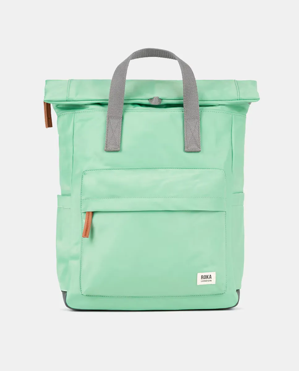 

Рюкзак Canfield B Recycled Nylon Medium Unisex, светло-зеленый, водоотталкивающий Roka