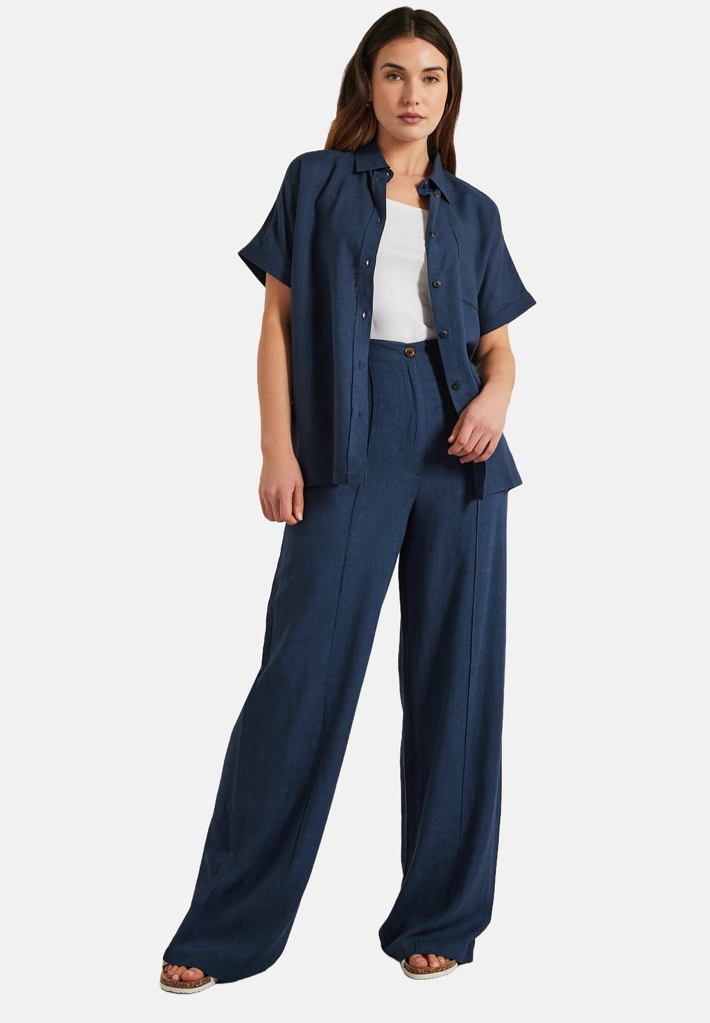 

Брюки WIDE LEG Long Tall Sally, темно-синий