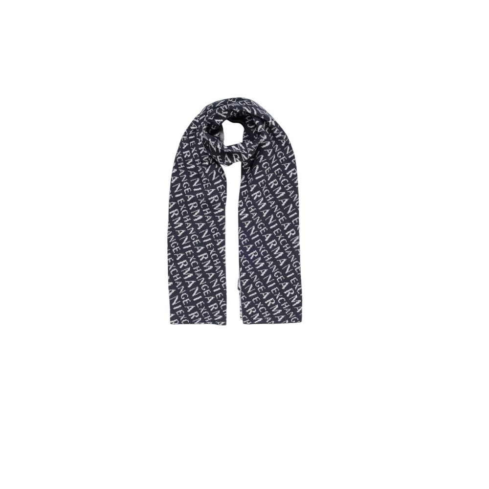

Синий полиамидный шарф Armani Exchange