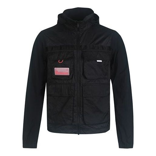 

Куртка Air Jordan 23 Engineered Zipper Jacket 'Black', черный