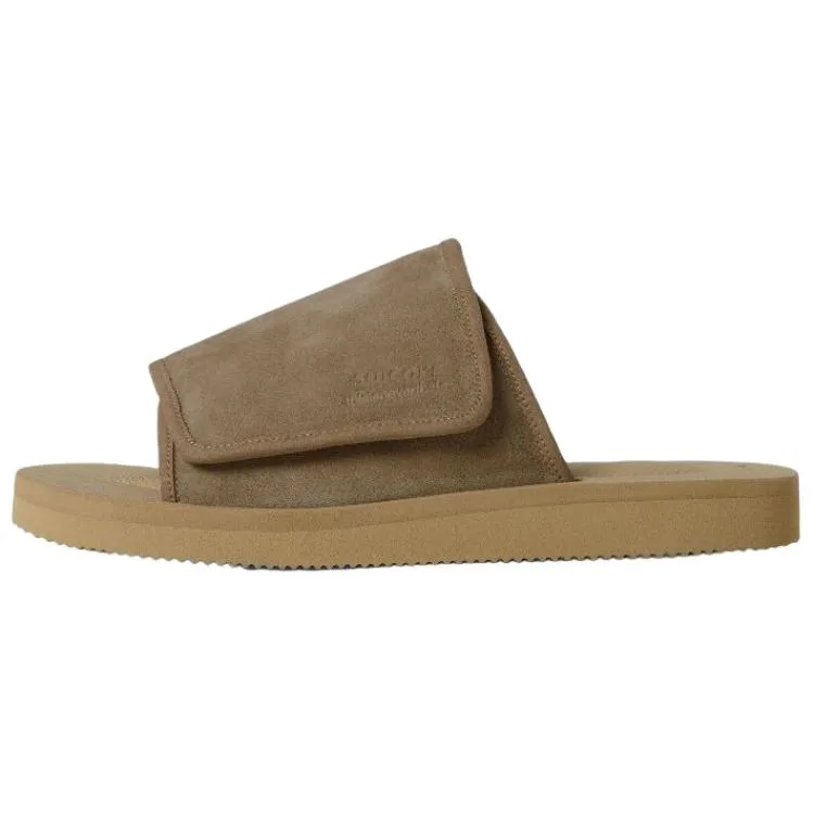 Сланцы мужские Rubber Foam Outsole Rubber Abrasion Resistant Suicoke, бежевый