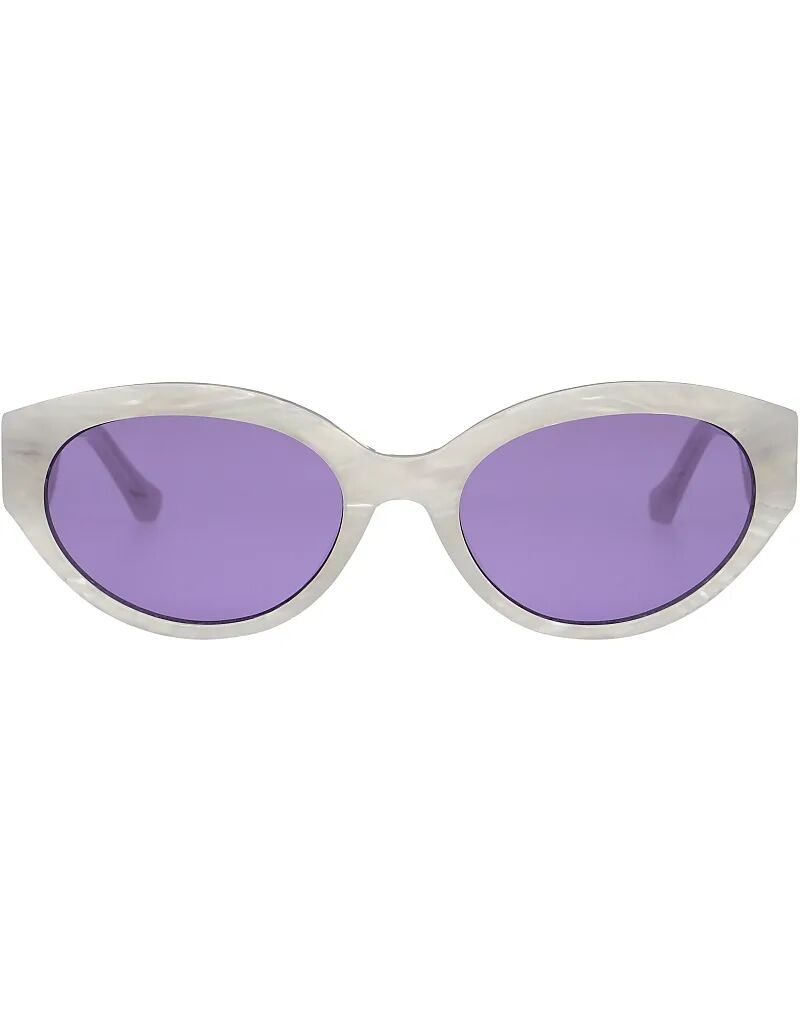 

Солнцезащитные очки Florence By Mills белого цвета