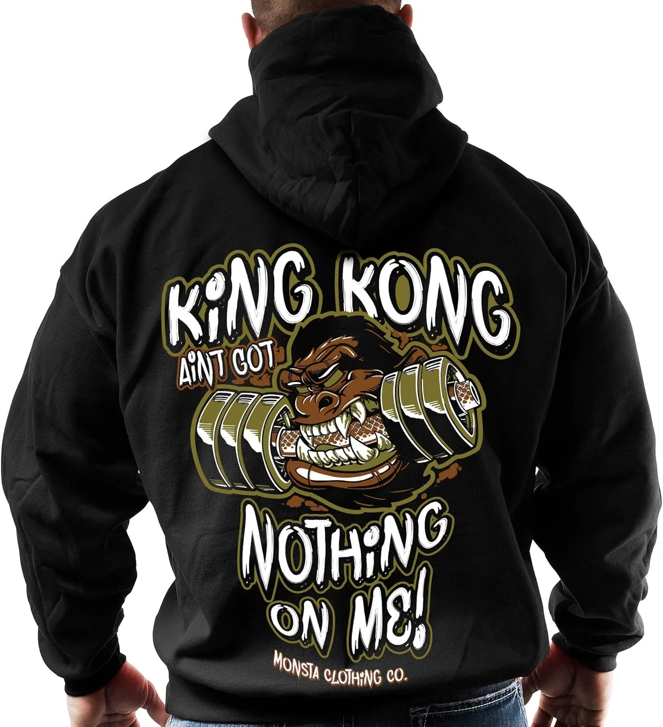 

Monsta Clothing Co. Мужская тренировочная толстовка King Kong с молнией