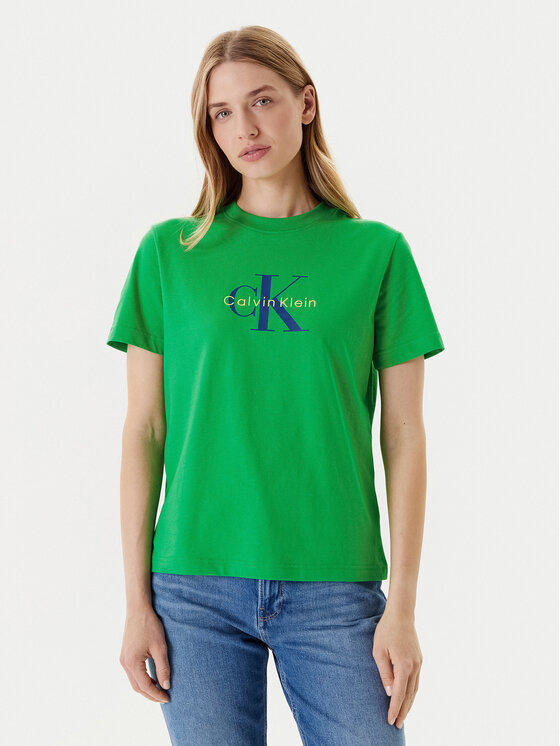 

Футболка обычного кроя Hero Classic LV047B865G Calvin Klein Jeans, зеленый