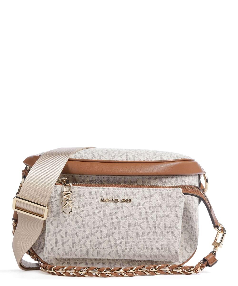 

Холщовая поясная сумка Slater Michael Kors, белый