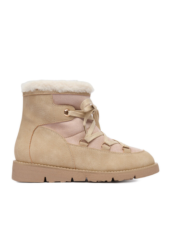 Зимние сапоги 17125-1-BEIGE PU Deezee, бежевый
