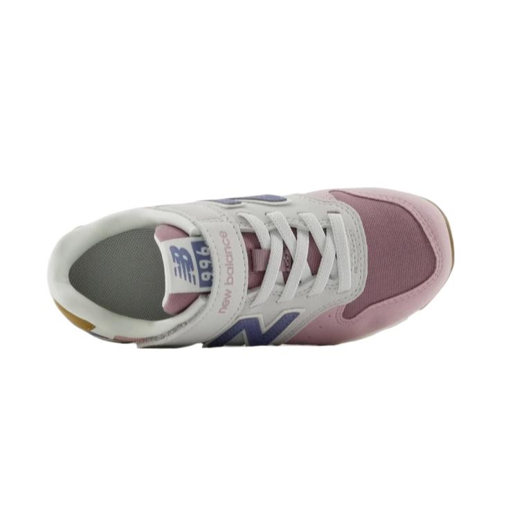 New Balance Детские кроссовки NB 996 Low Top Lifestyle, светло-розовые, фиолетовые/светло-серые — фото 2