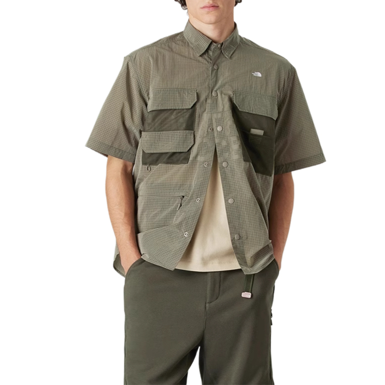 

Рубашка для городских исследований мужская THE NORTH FACE, оливковый