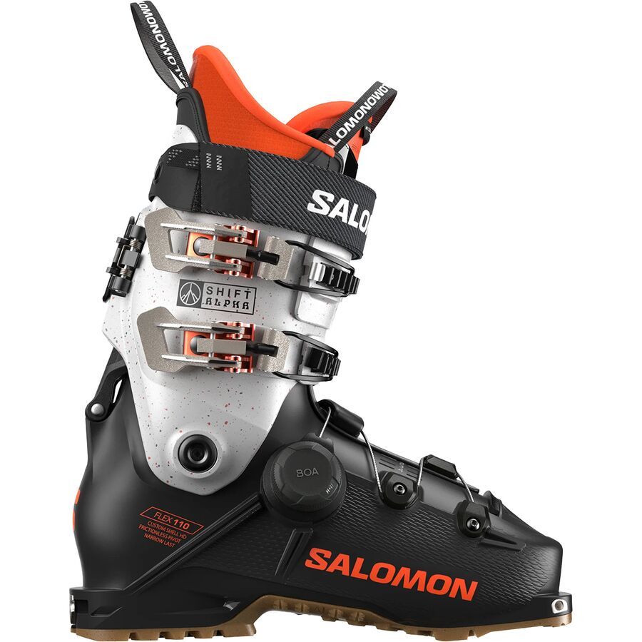 

Ботинки Salomon Shift Alpha BOA 110 Salomon, Black/Orange Tiger/Orange Tiger