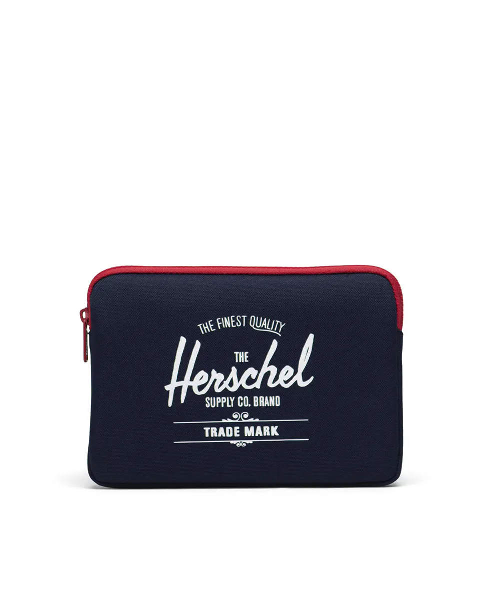 

Мужской чехол для iPad mini с темно-синей молнией и белым логотипом Herschel, синий