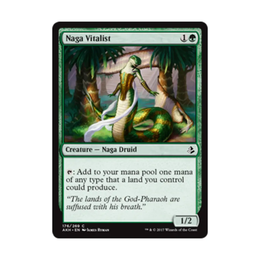 

CCG Нага-виталист (К), MTG - Amonkhet