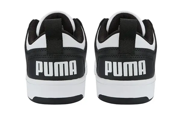 Кроссовки rebound lay-up lo 'white black' Puma, черный — фото 4