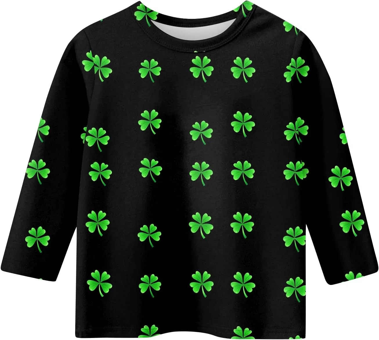 Футболка оверсайз с принтом St. Patrick's Day, зеленый — фото 2
