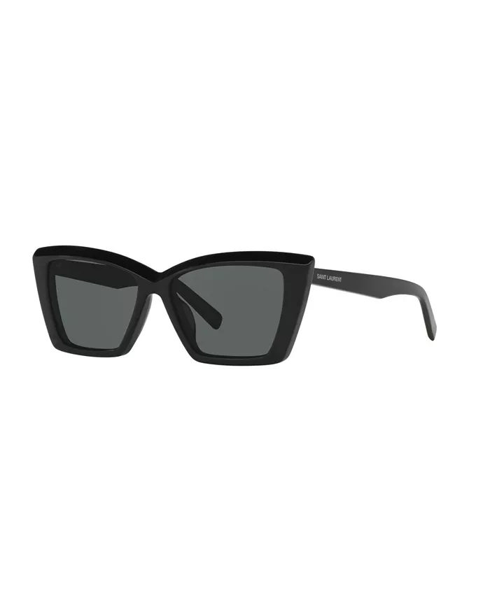 

Женские солнцезащитные очки «кошачий глаз», SL 657/F YS000560 Saint Laurent, черный