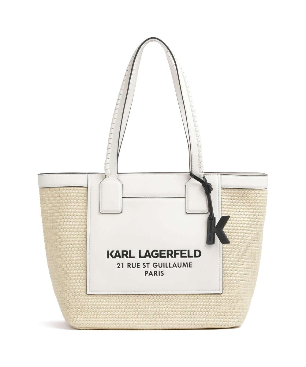 

Шоппер k/rue st guillaume, большой, полипропилен, полиуретан Karl Lagerfeld, белый