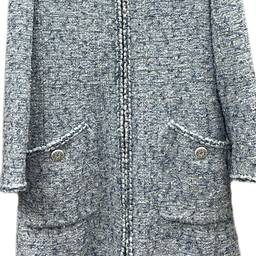 CHANEL Куртка 19C Cruise Collection женская синяя, Blue — фото 4