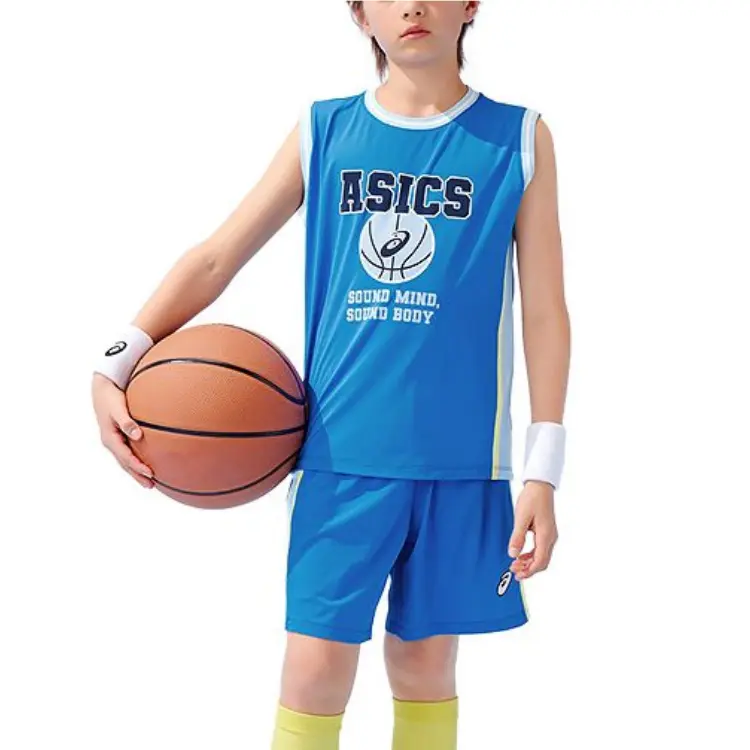 Спортивный костюм Casual Sportswear Sports Performance 2 Piece Set Blue для детей ASICS, синий — фото 4