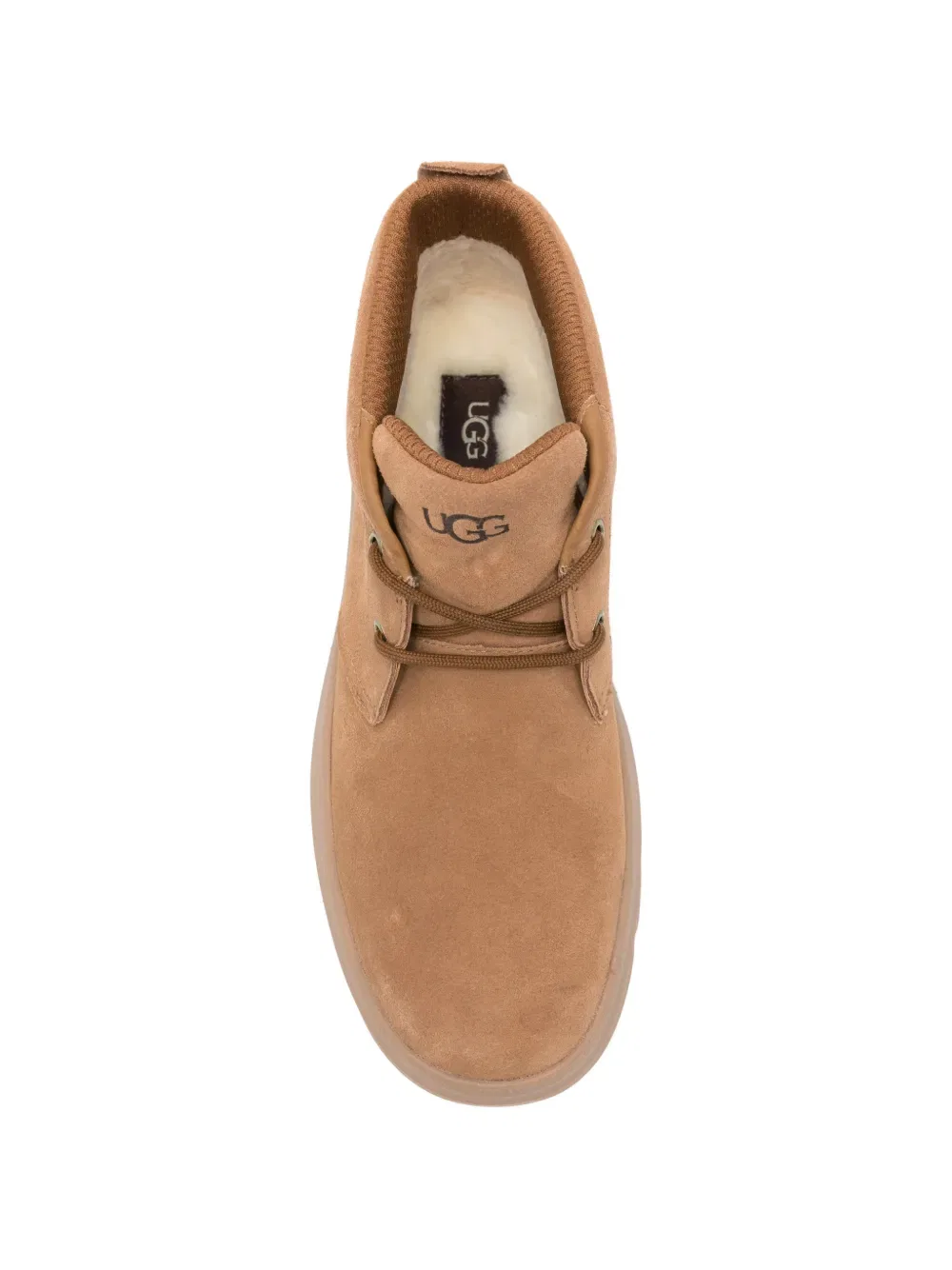 Замшевые сапоги на шнуровке Ugg, нейтральный — фото 4