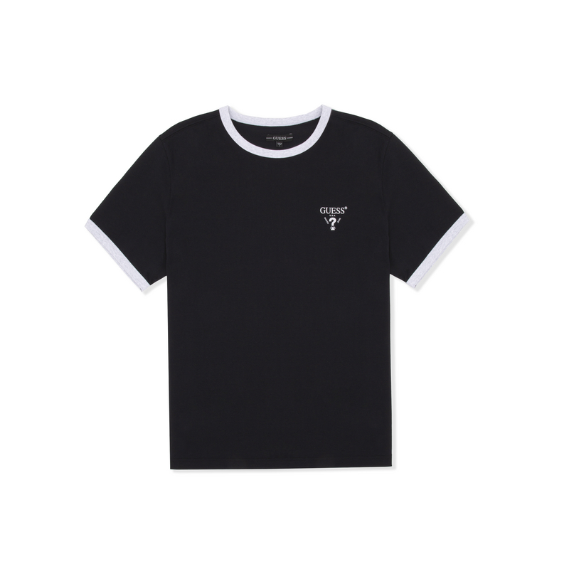 

Футболки Unisex с круглым вырезом, умеренно прямого кроя GUESS, jblk-черный