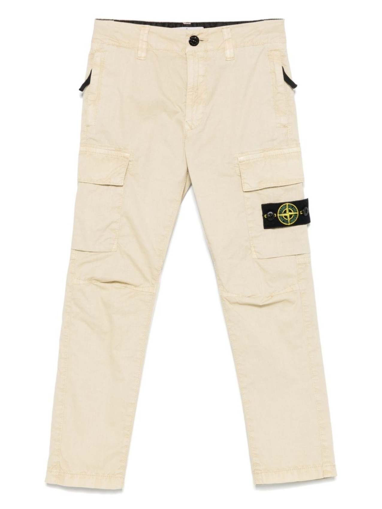 

Stone Island Junior брюки карго с нашивкой Compass, нейтральный
