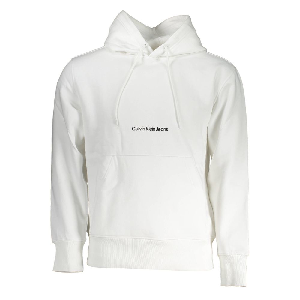 

Белый хлопковый мужской свитер Calvin Klein