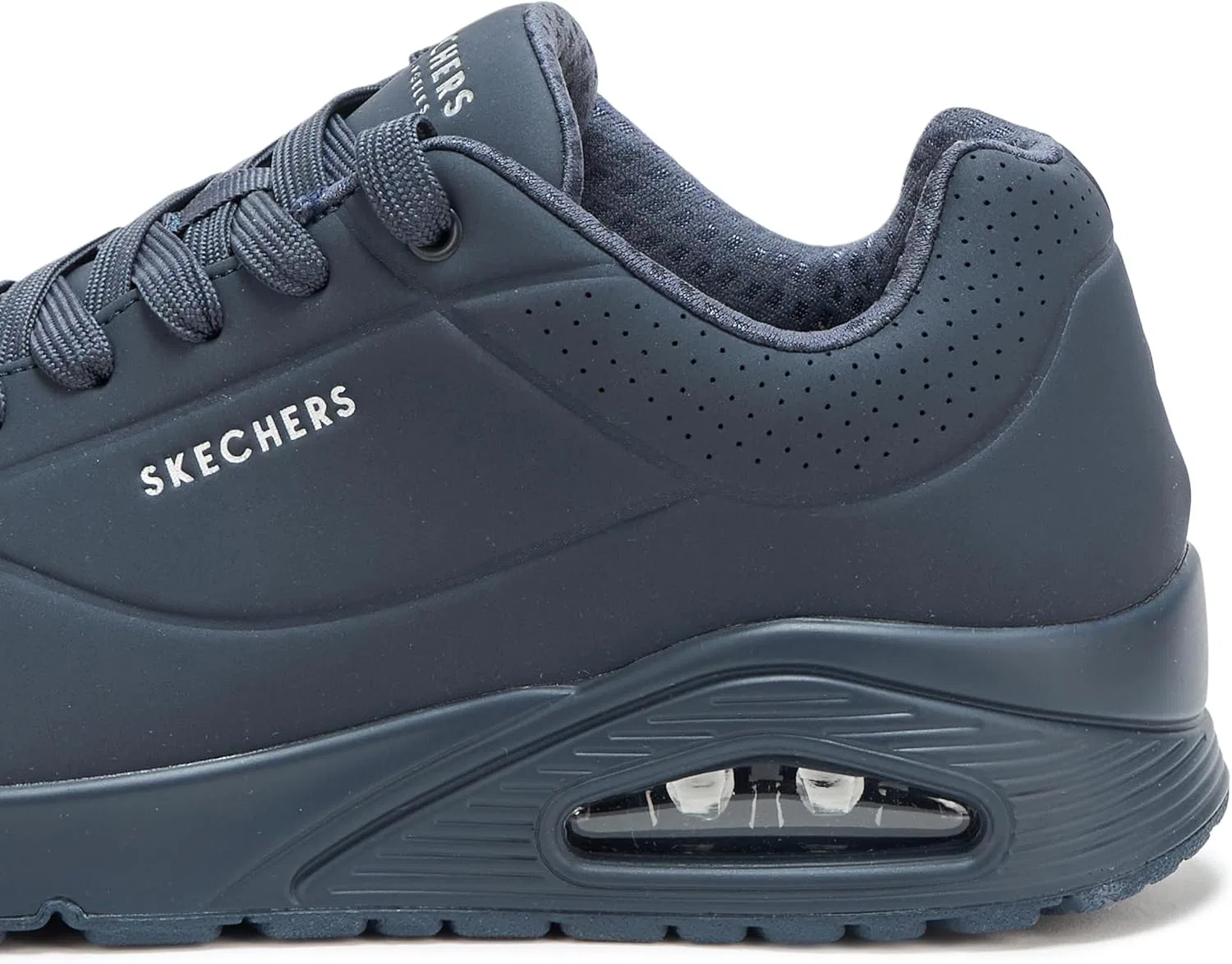 Мужские кроссовки Skechers UNO - Stand on Air, Dark Navy Blue — фото 4