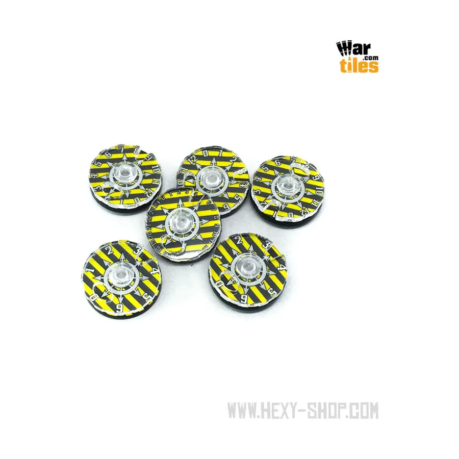 

Маленькие циферблаты Warhammer - Железные Лорды, War Tiles - Wound Dials