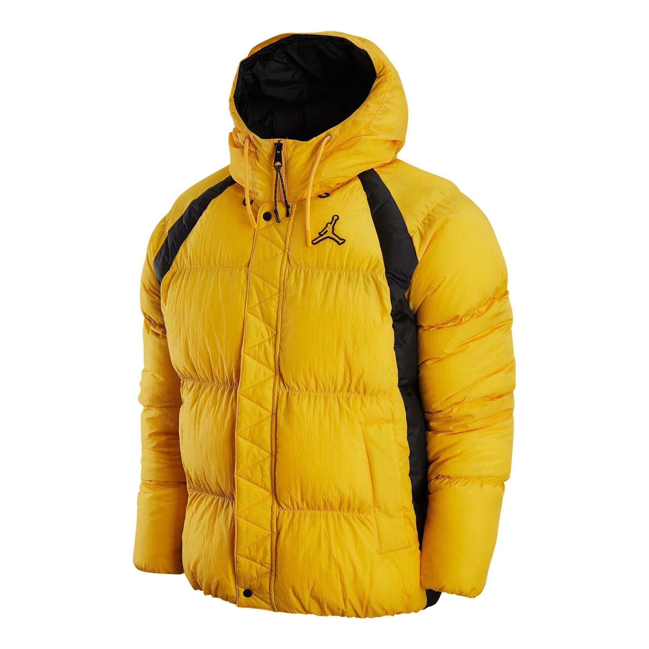 

Куртка Air Jordan Wide Stripe Zipper Hooded Winter Jacket Men's Yellow