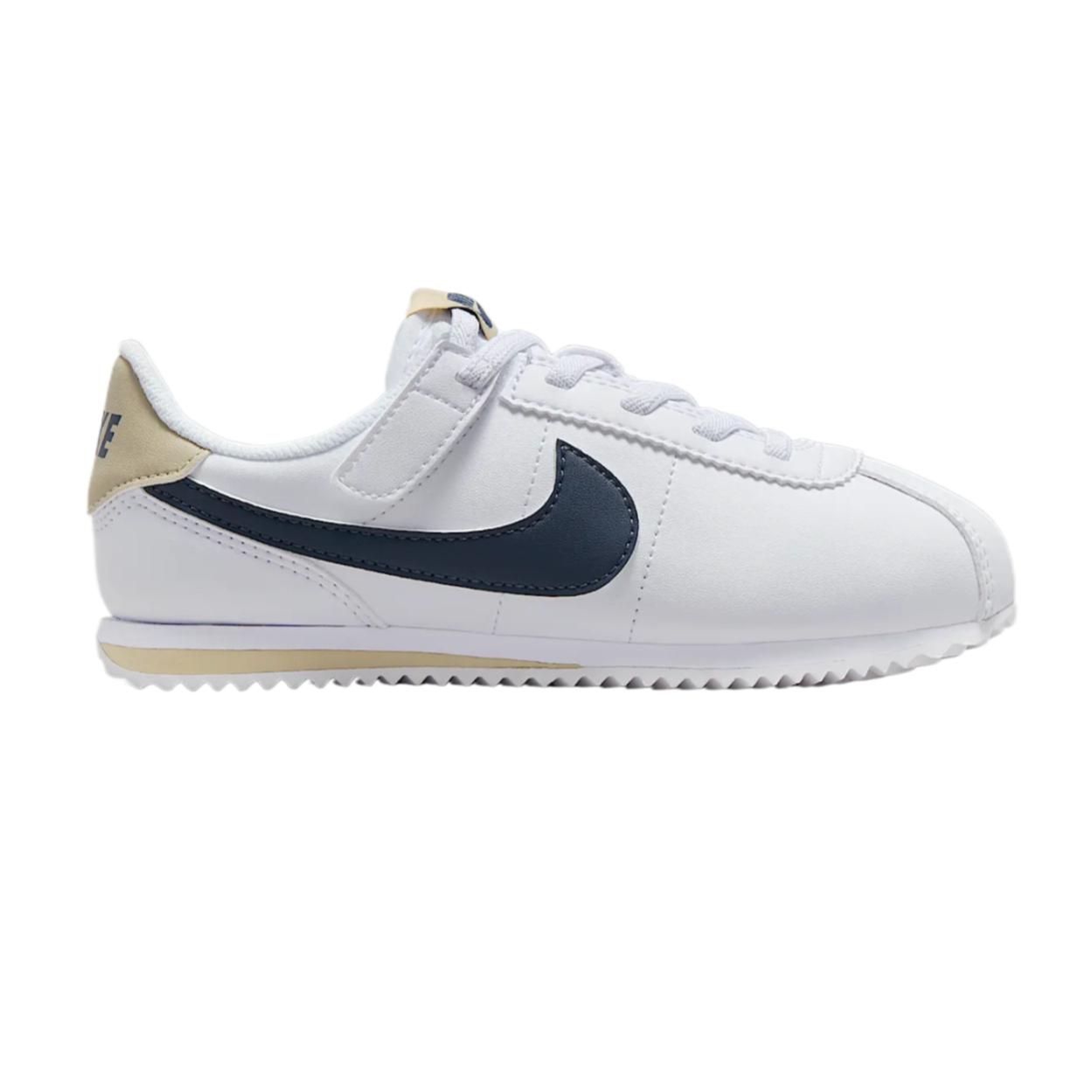 Кроссовки для бега Cortez EasyOn Anti Slip, износостойкие, для детей от 3 до 7 лет Nike, белый/синий — фото 2