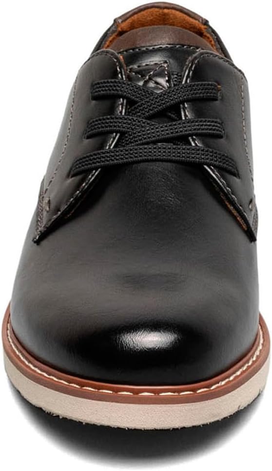 Детские оксфорды Florsheim Vibe с простым носком- для маленьких и больших детей, черный — фото 3