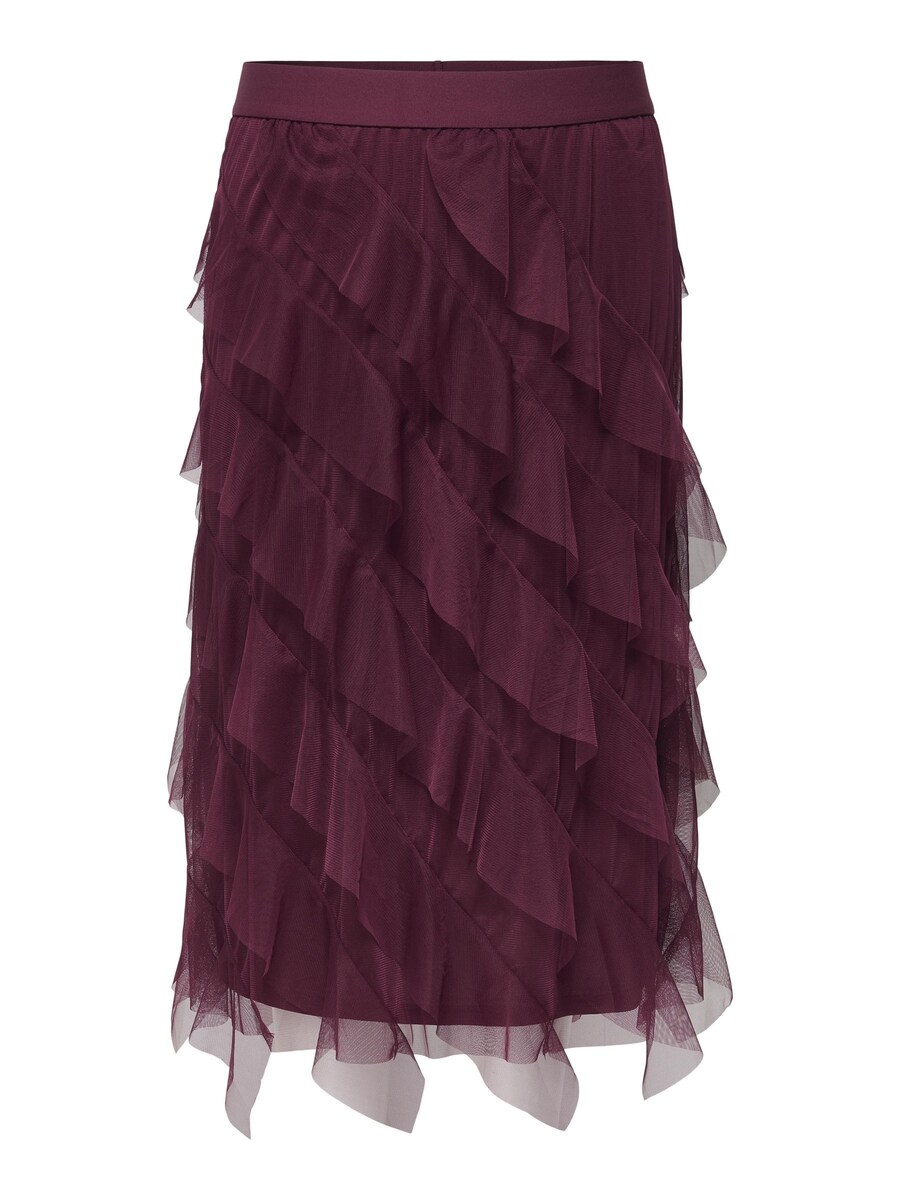 

Юбка ONLY Carmakoma CARLafalda, цвет Wine red
