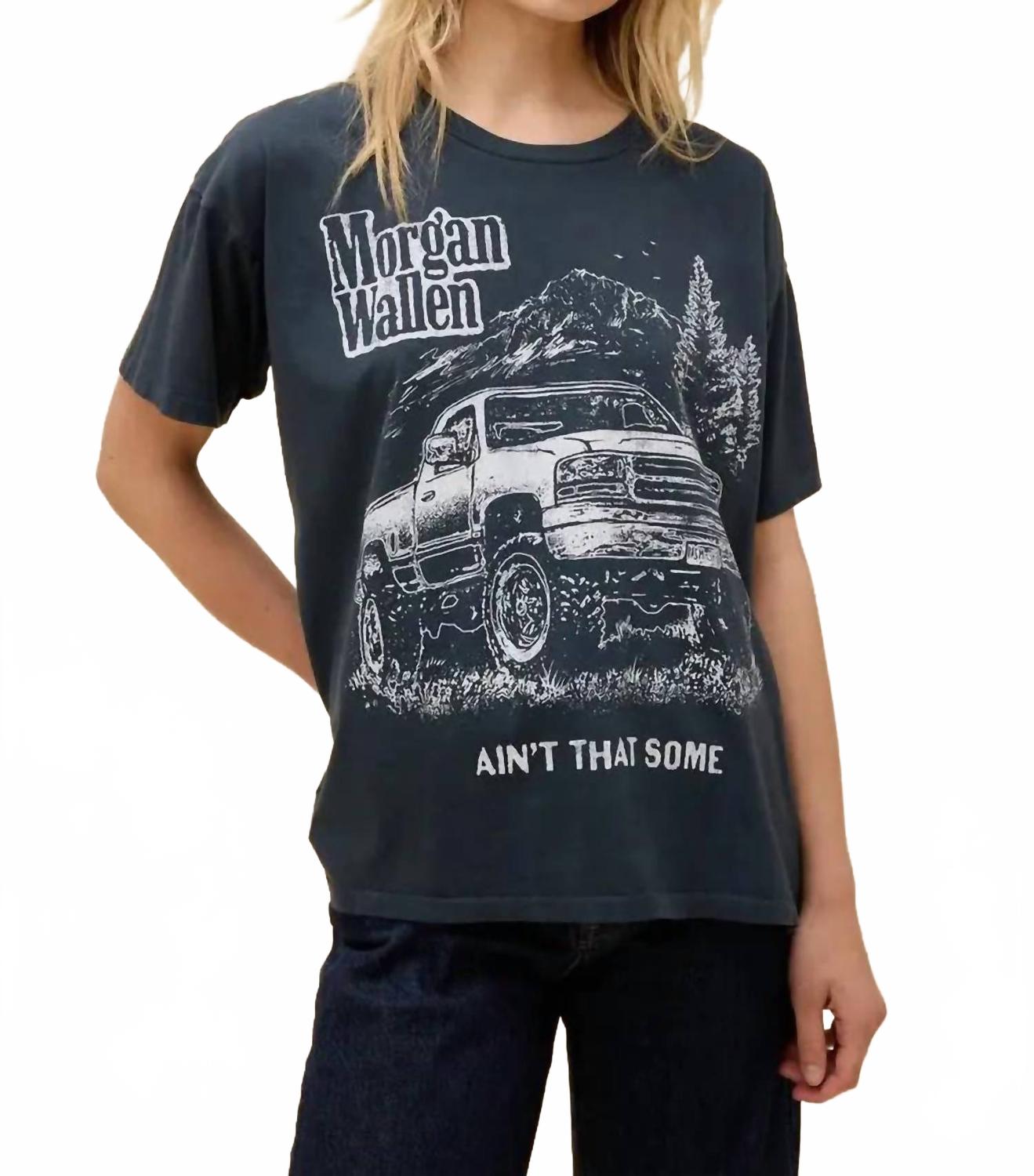 

Женский винтажный топ Morgan Wallen черного цвета Daydreamer, черный