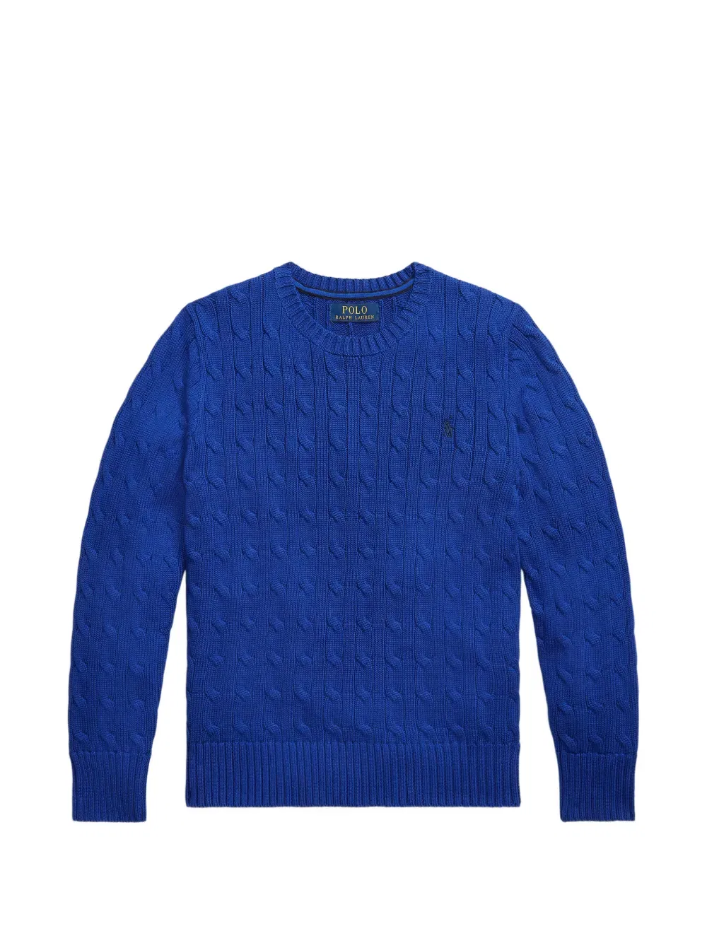 Свитер крупной вязки Polo Ralph Lauren Kids, синий