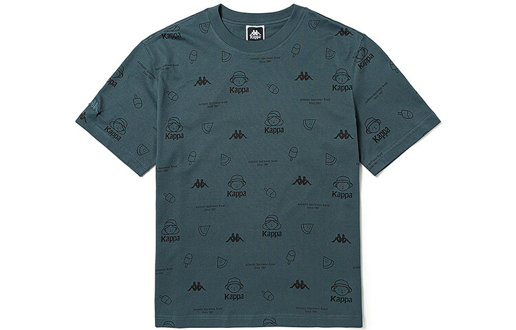 

Футболка каппа унисекс Kappa, цвет Bleached print - 001P