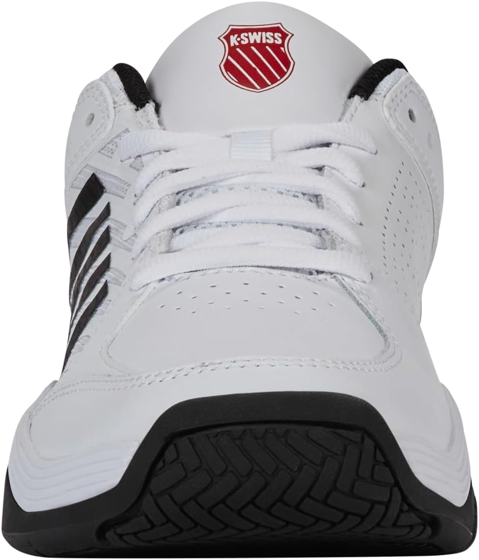 Мужские теннисные кроссовки K-Swiss Court Express 2, белый/черный/красный — фото 3