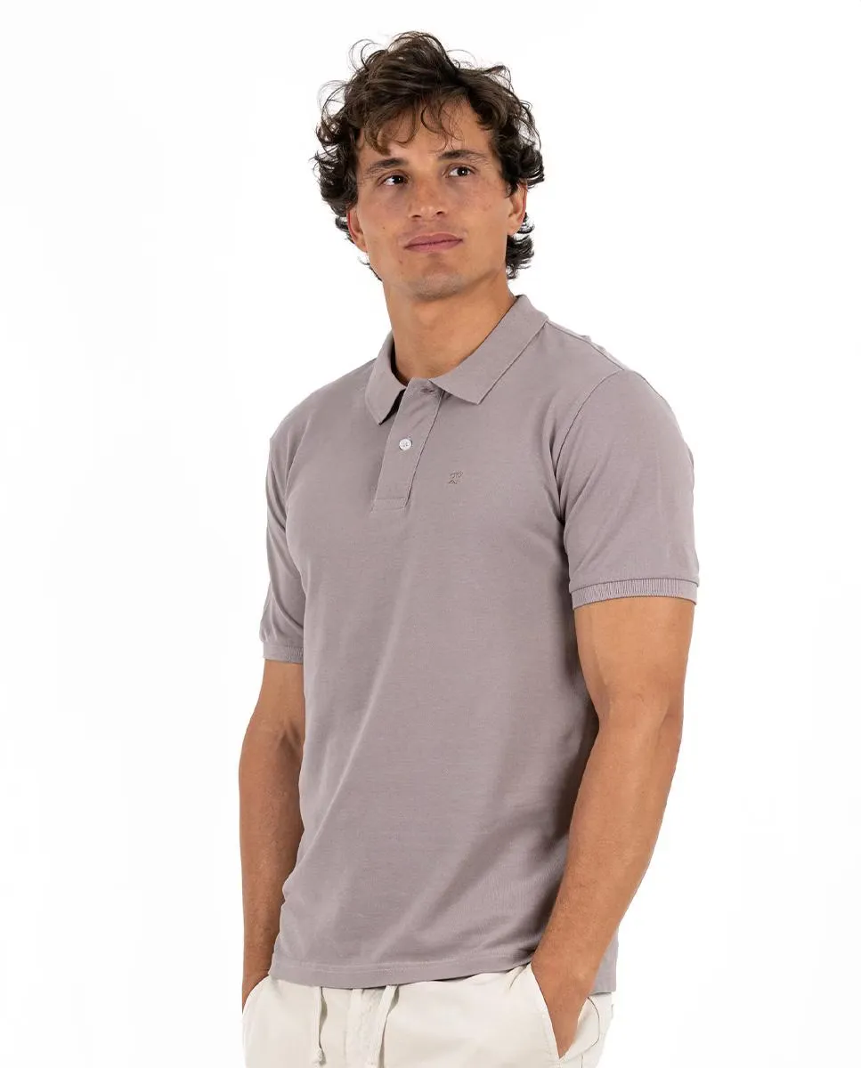 

Мужская хлопковая футболка с коротким рукавом Makarthy, сиреневый