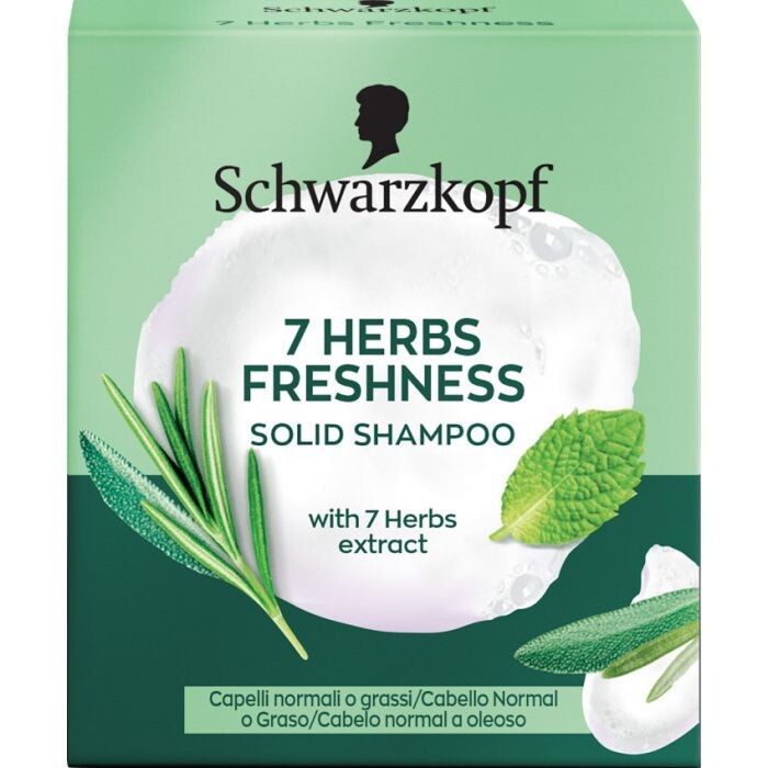 

Шампунь Champú Sólido 7 Herbs Fresh Schwarzkopf, 60 gr