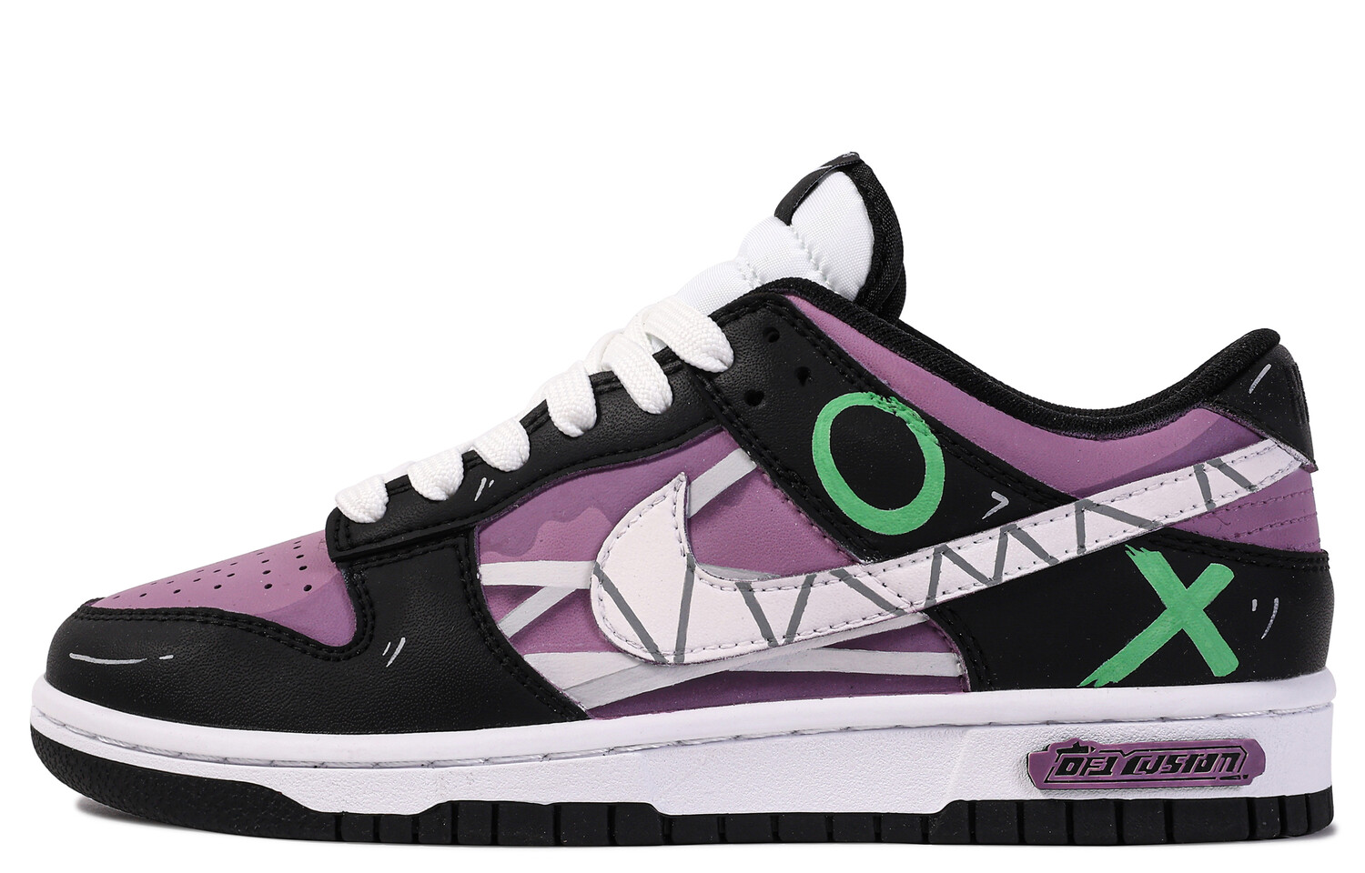 

Кроссовки Nike Dunk Skateboarding Shoes Men Low-top Purple/black, фиолетовый
