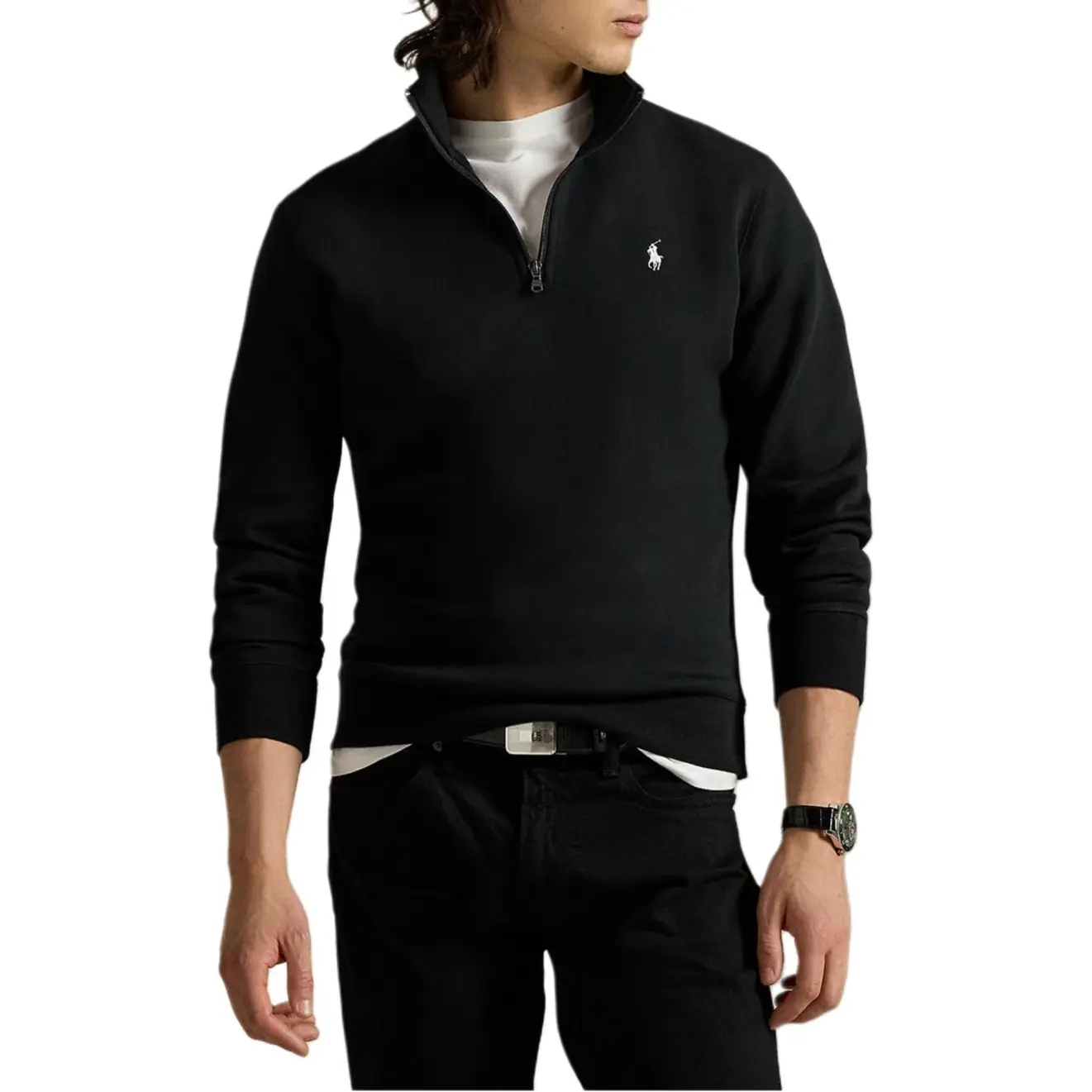 Polo Ralph Lauren Толстовка с застежкой-молнией до середины груди — фото 2