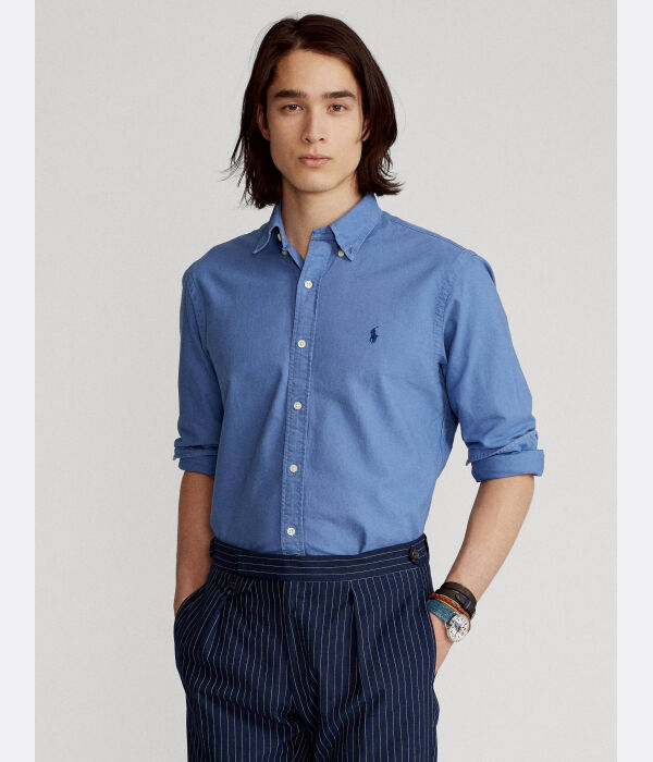 

Рубашка Custom fit Polo Ralph Lauren, синий