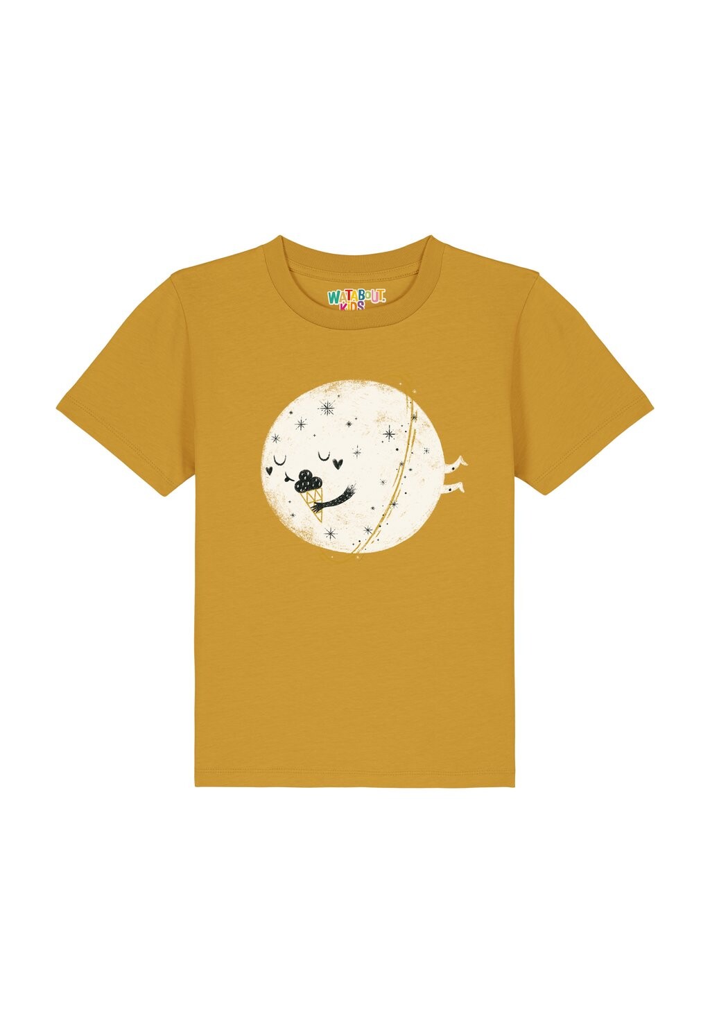 

Футболка с принтом PLANET MIT EIS Watapparel, цвет ochre