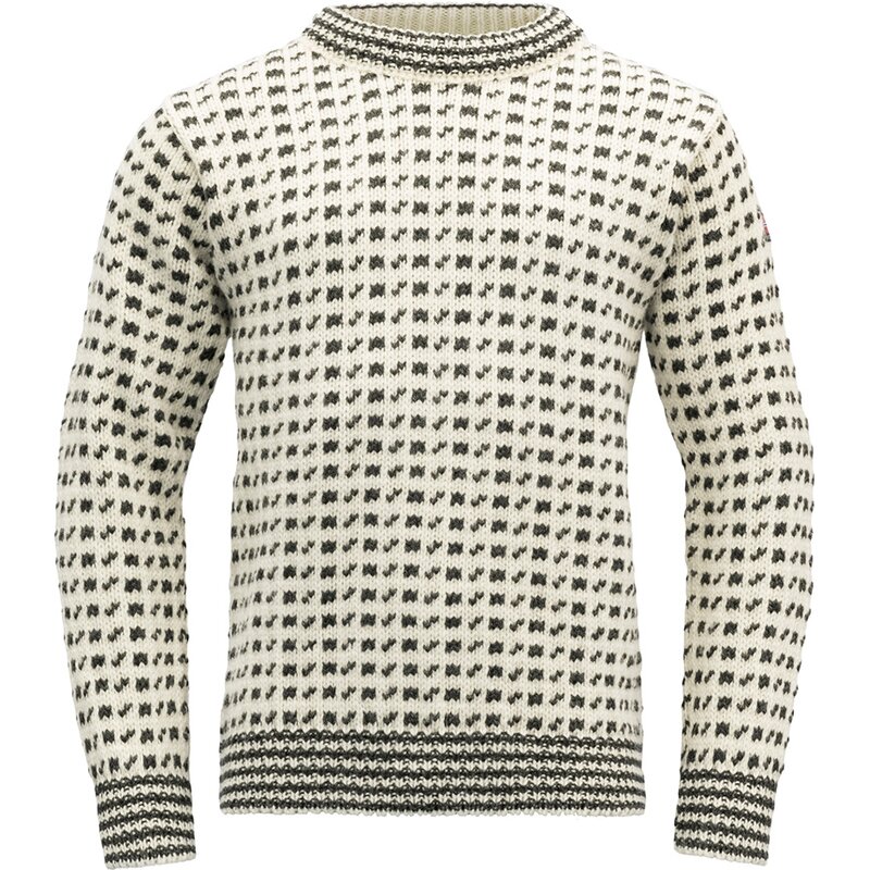 

Пуловер оригинальный островитянин с круглым вырезом Devold, мультиколор