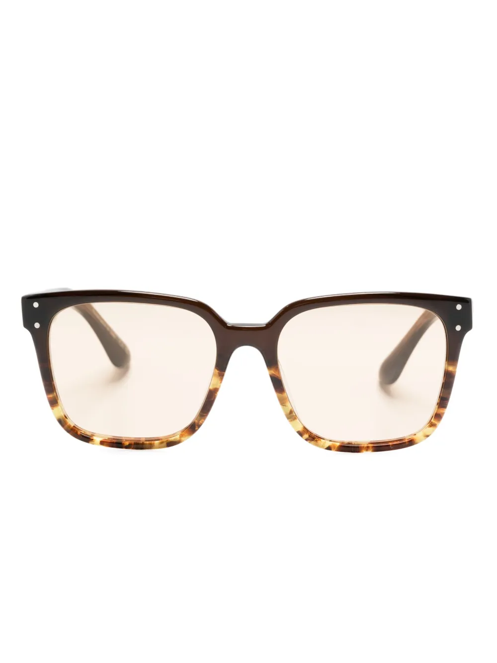 

Очки Parcell в квадратной оправе Oliver Peoples, коричневый